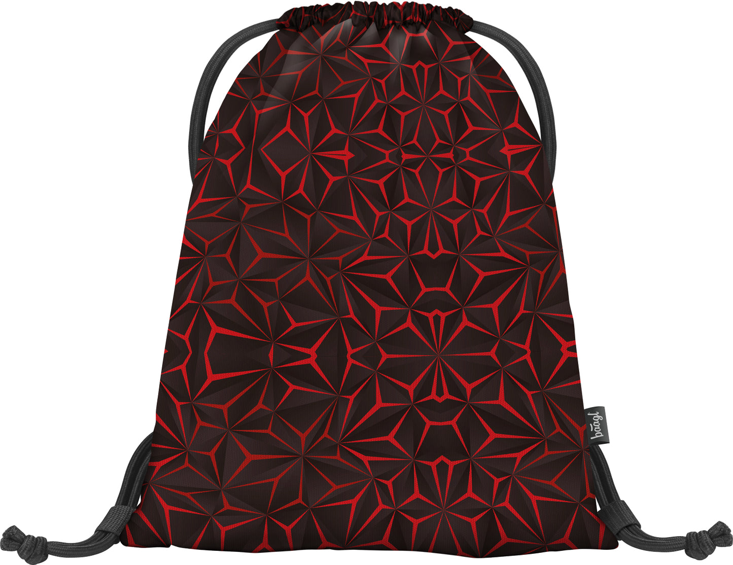 Worek Red Polygon