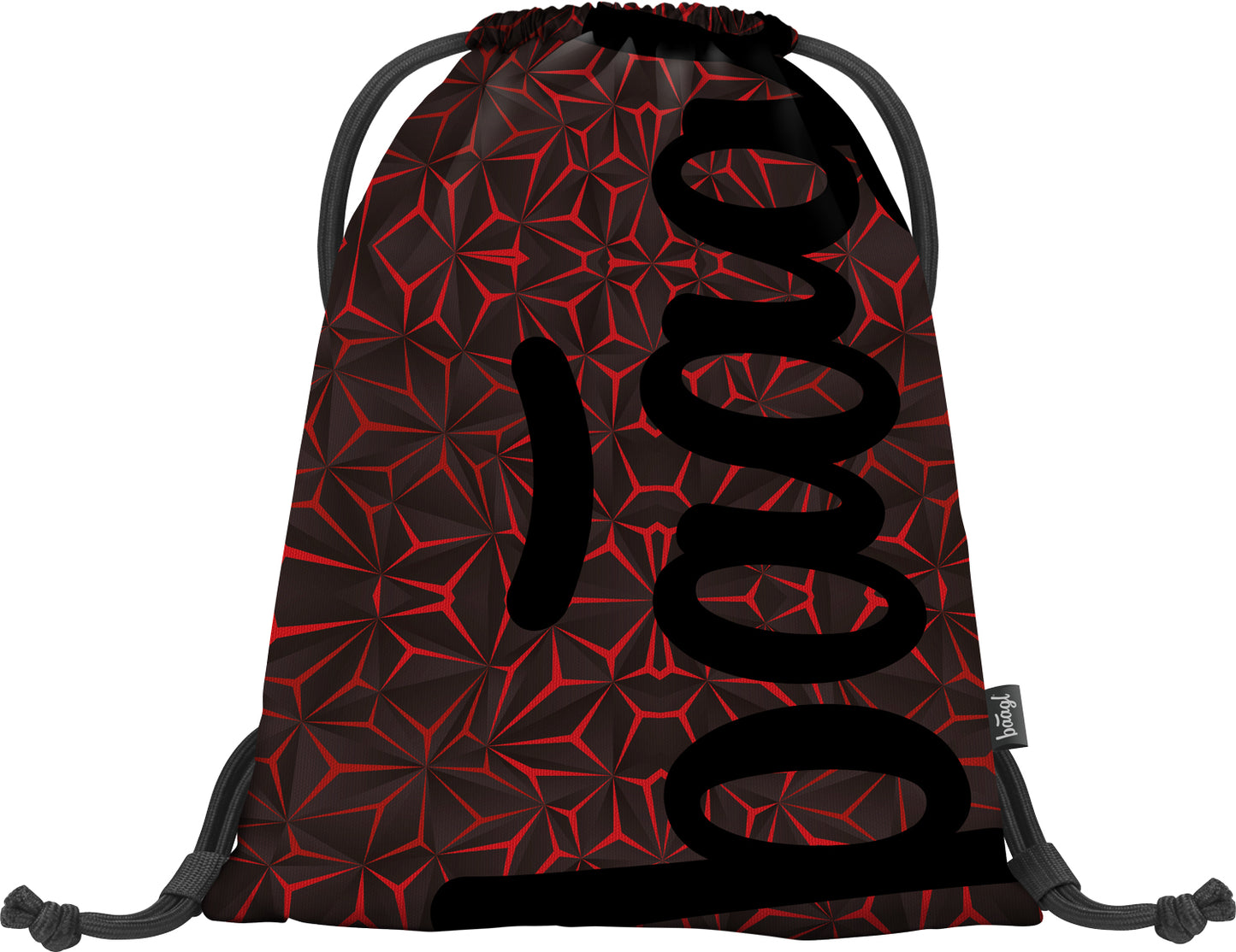Worek Red Polygon