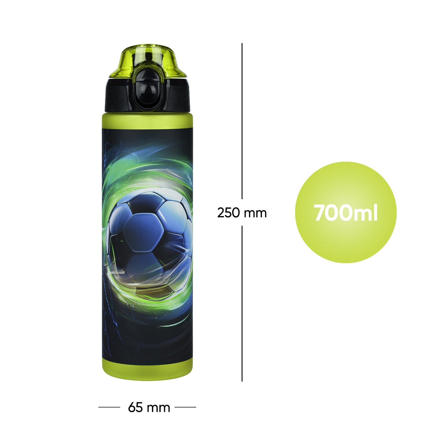 Butelka z tritanu Piłka nożna, 700 ml