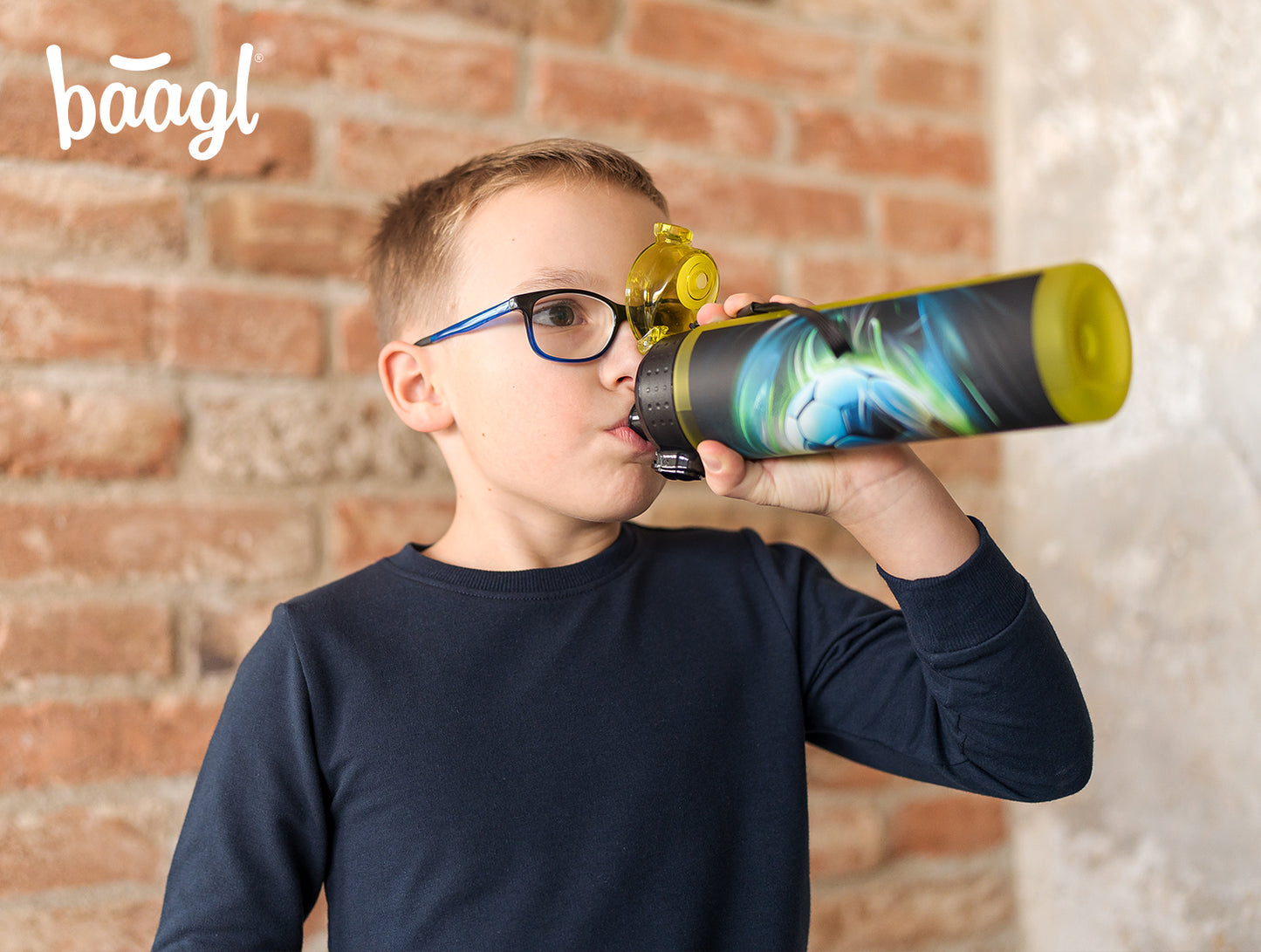Butelka z tritanu Piłka nożna, 700 ml