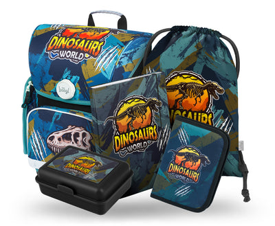Zestaw szkolny Ergo Dinosaurs World II