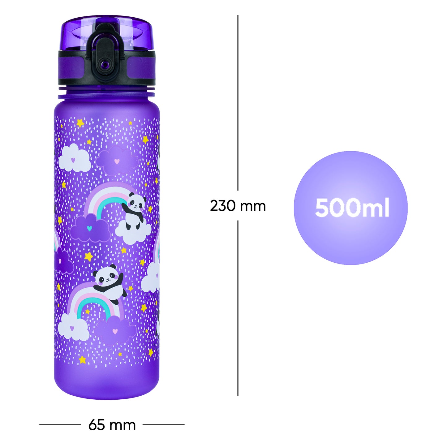 Butelka z tritanu Jungle Panda, 500 ml
