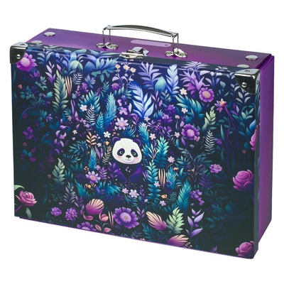 Składana teczka szkolna z uchwytem Jungle Panda