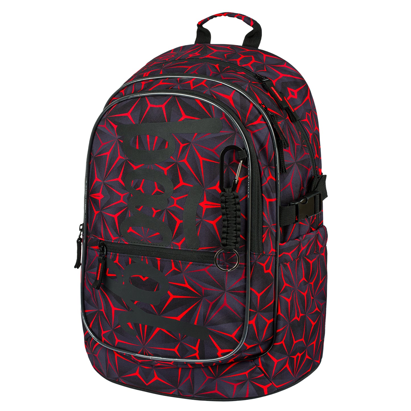 Plecak szkolny Core Red Polygon