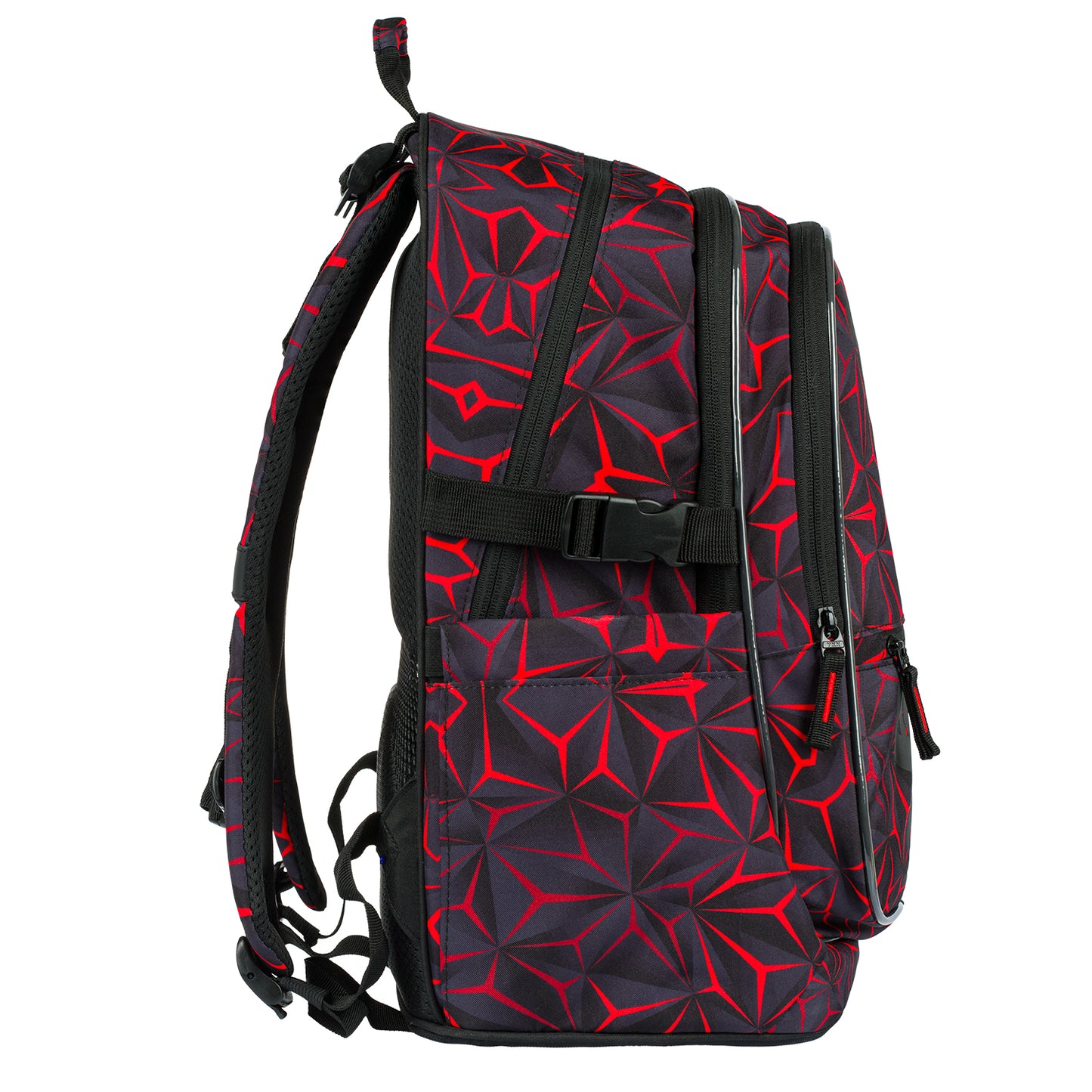 Plecak szkolny Core Red Polygon