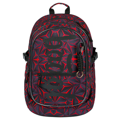 Plecak szkolny Core Red Polygon
