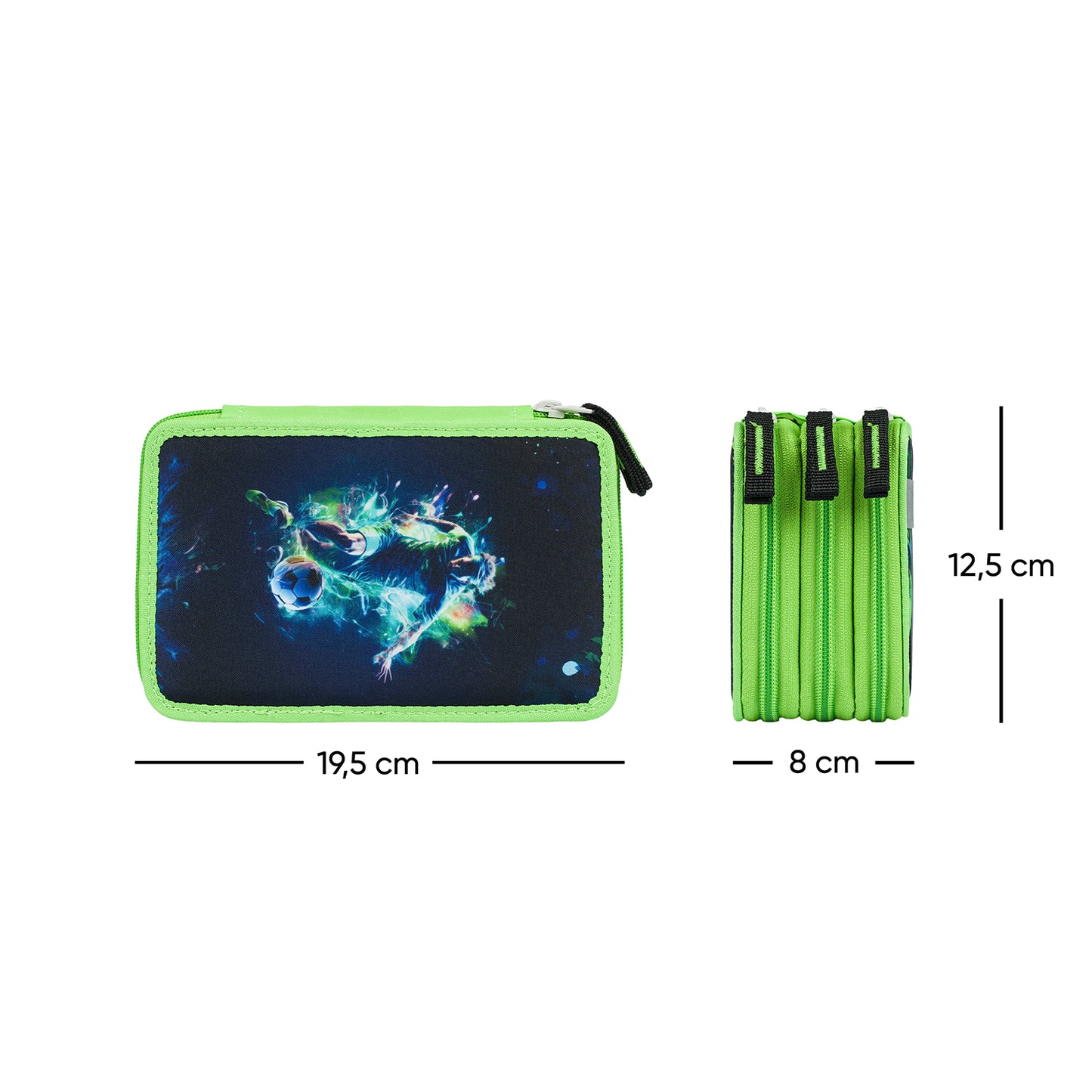 Piórnik trzykomorowy Piłkarz