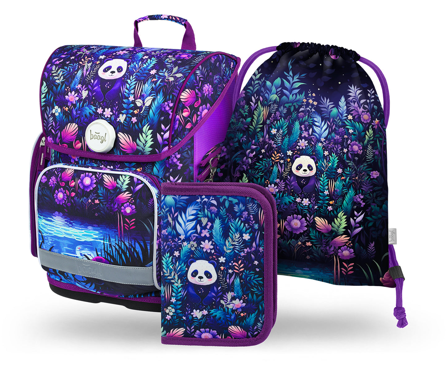 Zestaw szkolny Ergo Jungle Panda