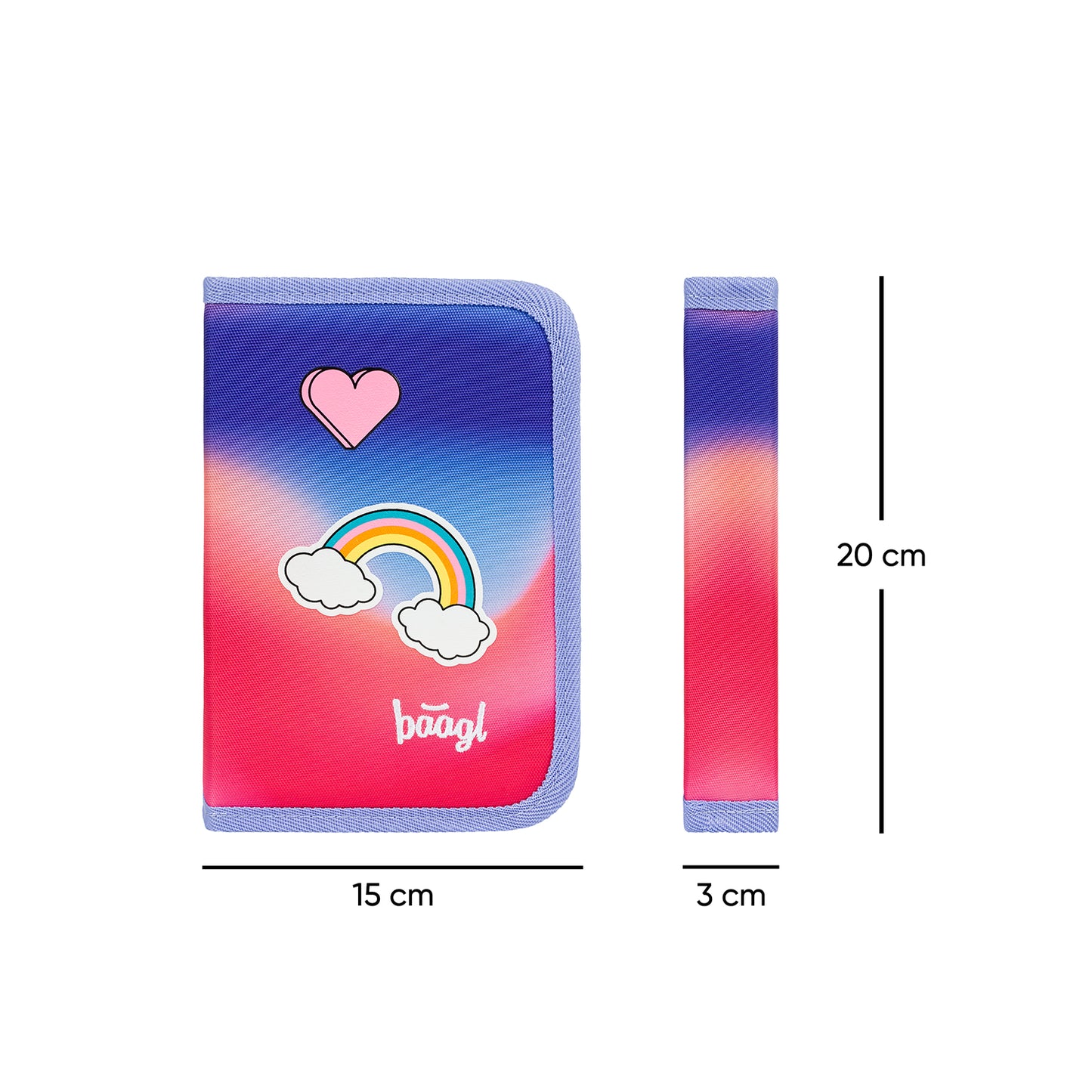 Zestaw szkolny Airy Tęcza czerwony