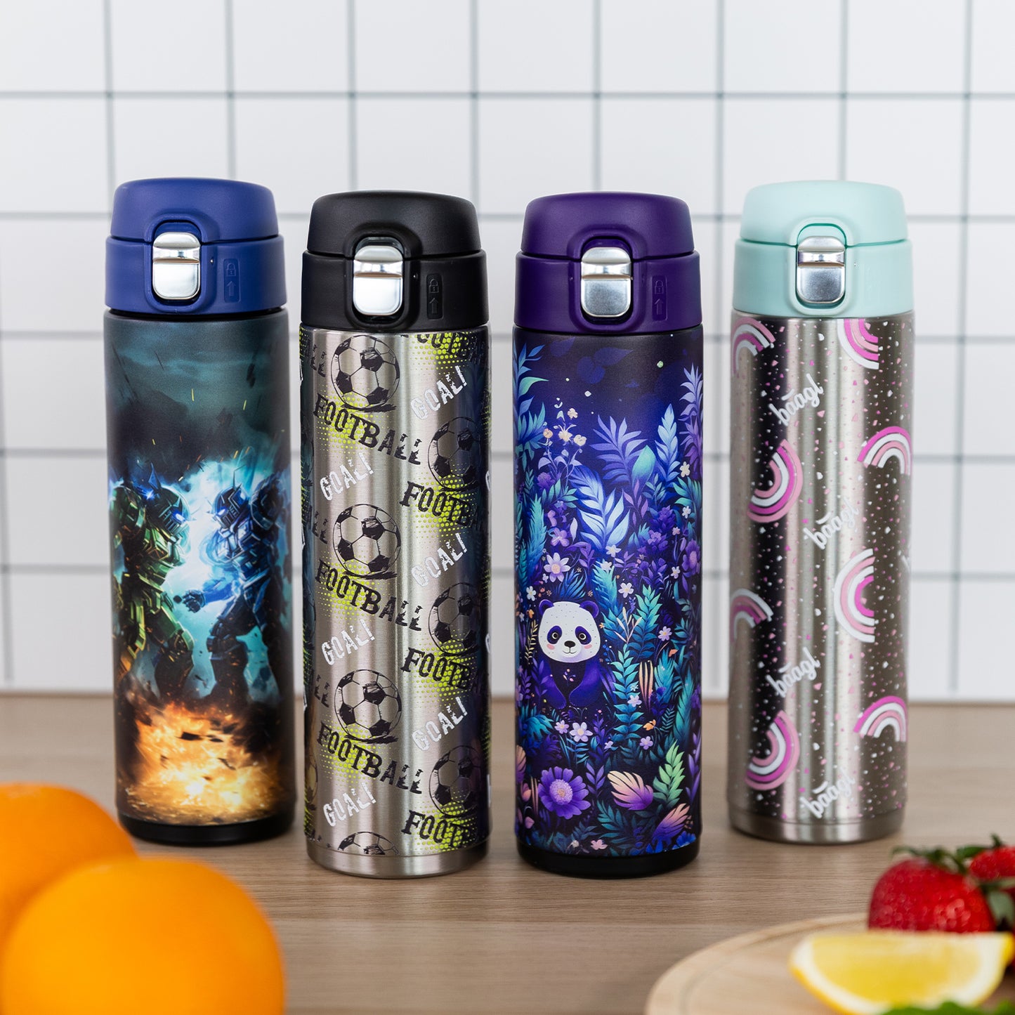 Termobutelka Roboty, 450 ml