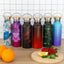 Termobutelka z bambusowym wieczkiem Gradient Czerwony, 500 ml