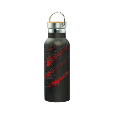 Termobutelka z bambusowym wieczkiem Lawa, 500 ml