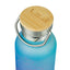 Termobutelka z bambusowym wieczkiem Gradient Niebieski, 500 ml