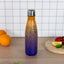 Termobutelka z metalowym wieczkiem Gradient  Żółty, 500 ml