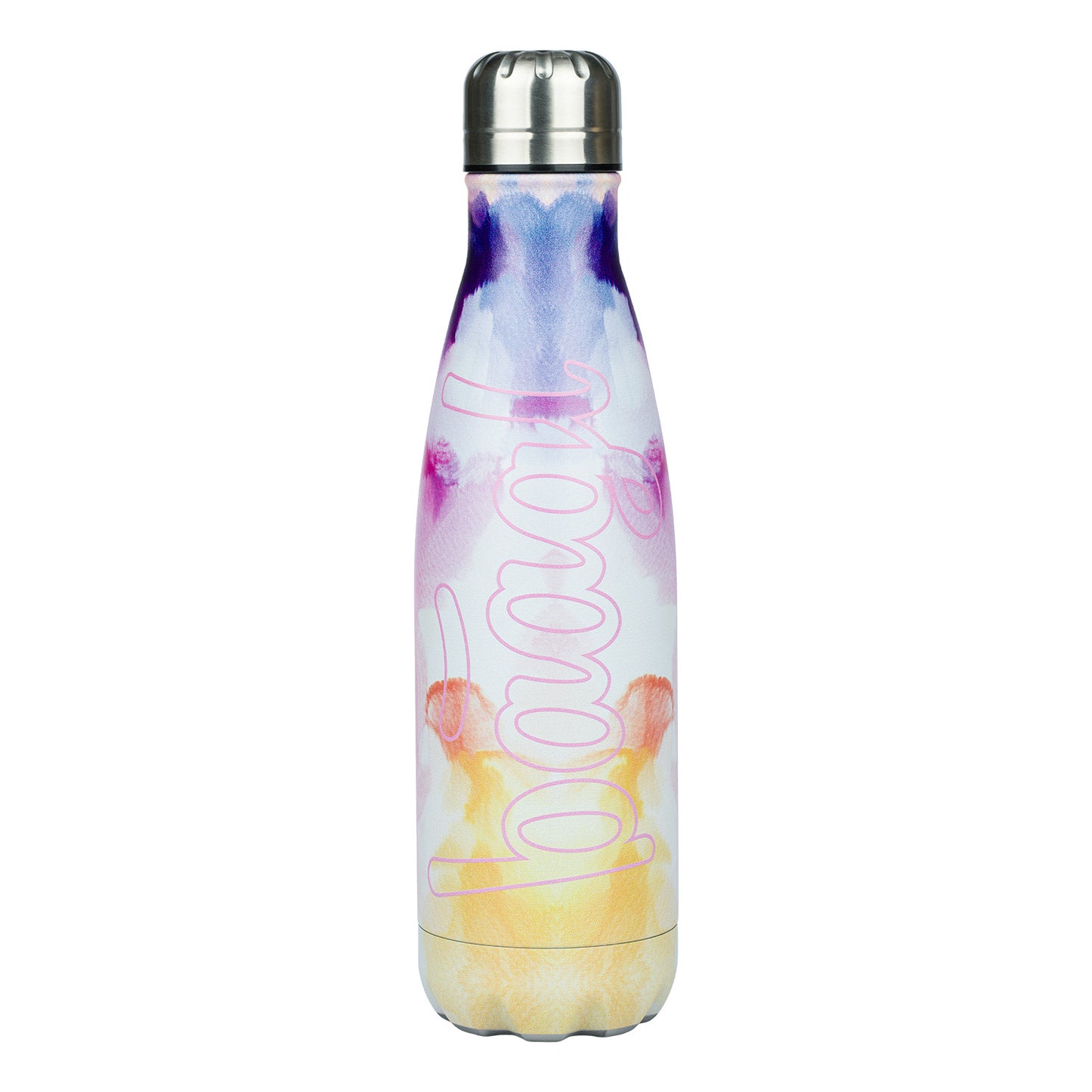 Termobutelka z metalowym wieczkiem Painting, 500 ml