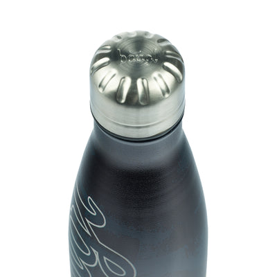 Termobutelka z metalowym wieczkiem Dune, 500 ml