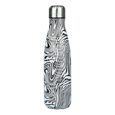 Termobutelka z metalowym wieczkiem Mixture, 500 ml