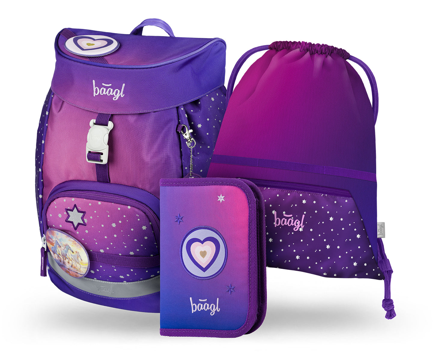 Zestaw szkolny Airy Konie - Serce