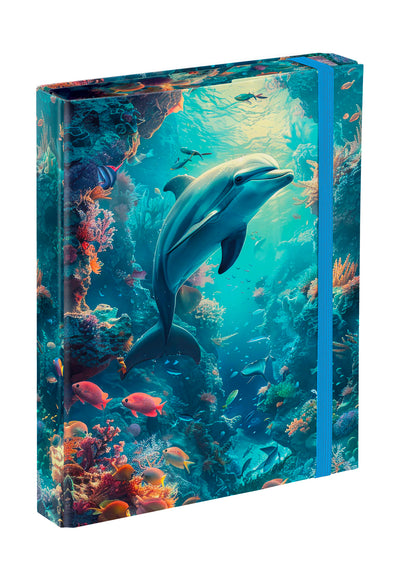 Teczka szkolna A5 Delfin