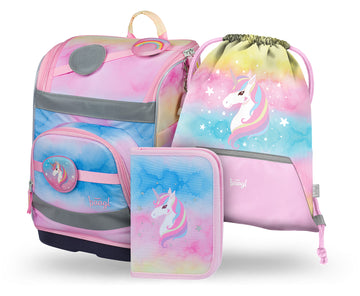 Zestaw szkolny Zippy Plus Rainbow Unicorn