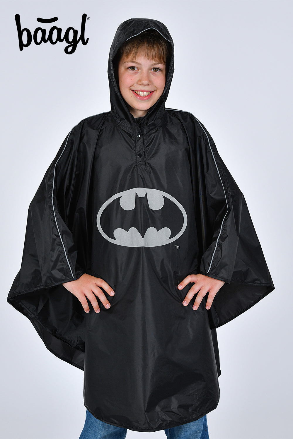 Outdoor Płaszcz przeciwdeszczowy Batman Logo r. M (130 -150 cm)
