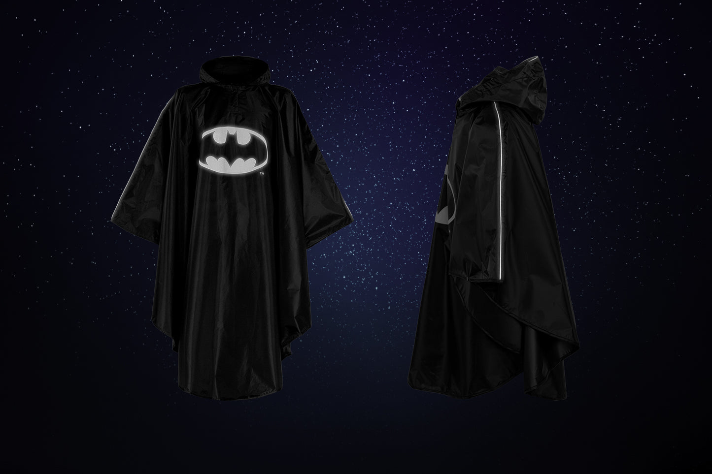 Outdoor Płaszcz przeciwdeszczowy Batman Logo r. M (130 -150 cm)