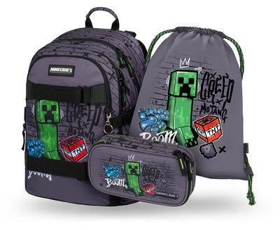 Zestaw szkolny Skate Minecraft TNT