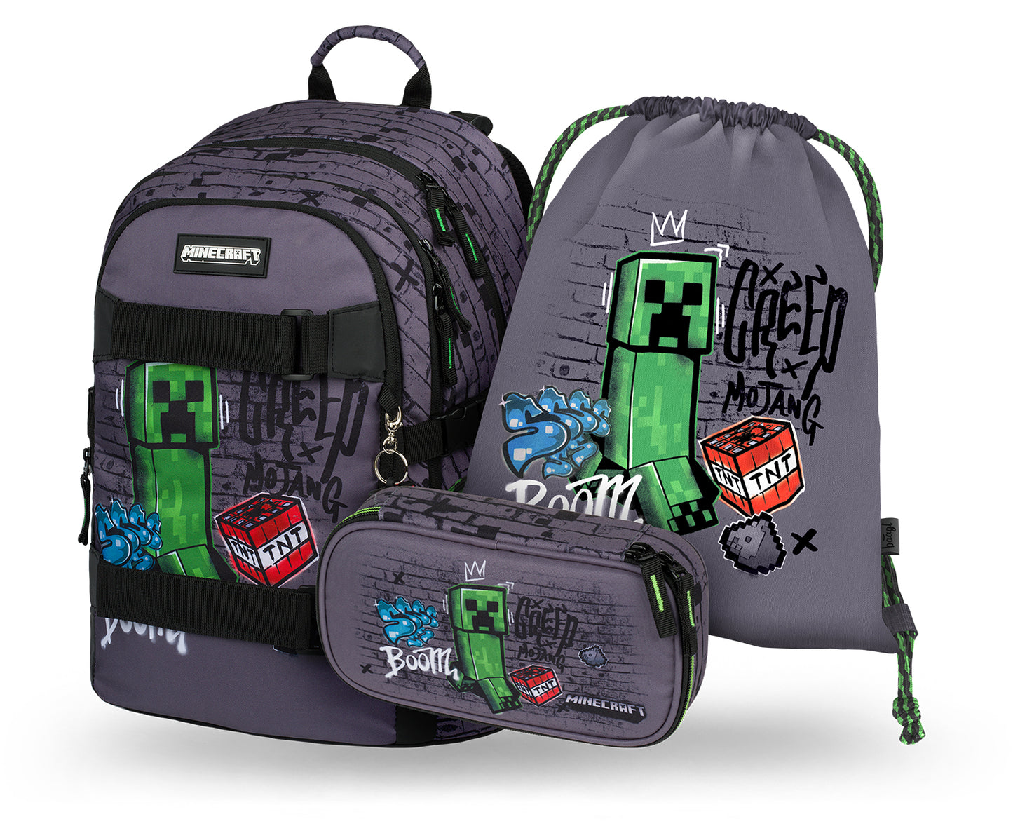 Zestaw szkolny Skate Minecraft TNT