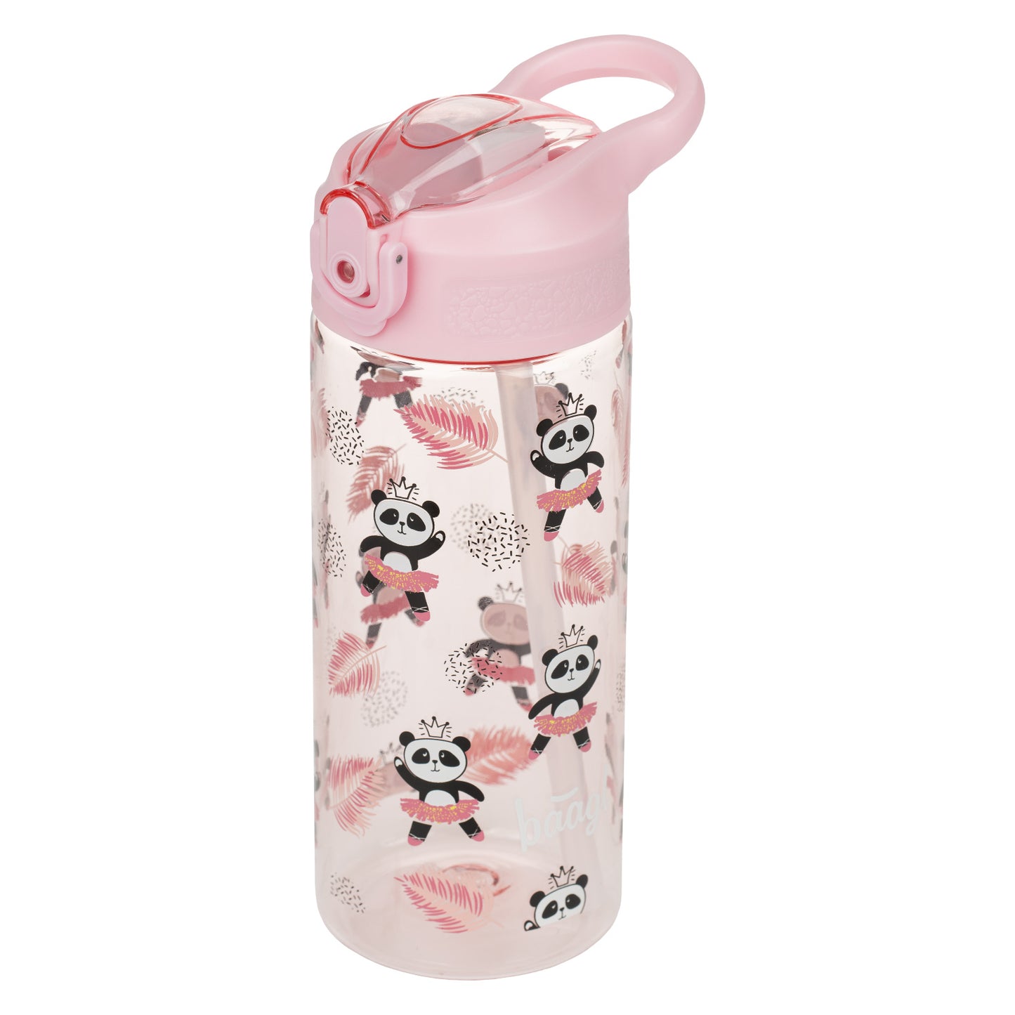 Butelka Tritanowa Ze Słomką Panda, 500 ml