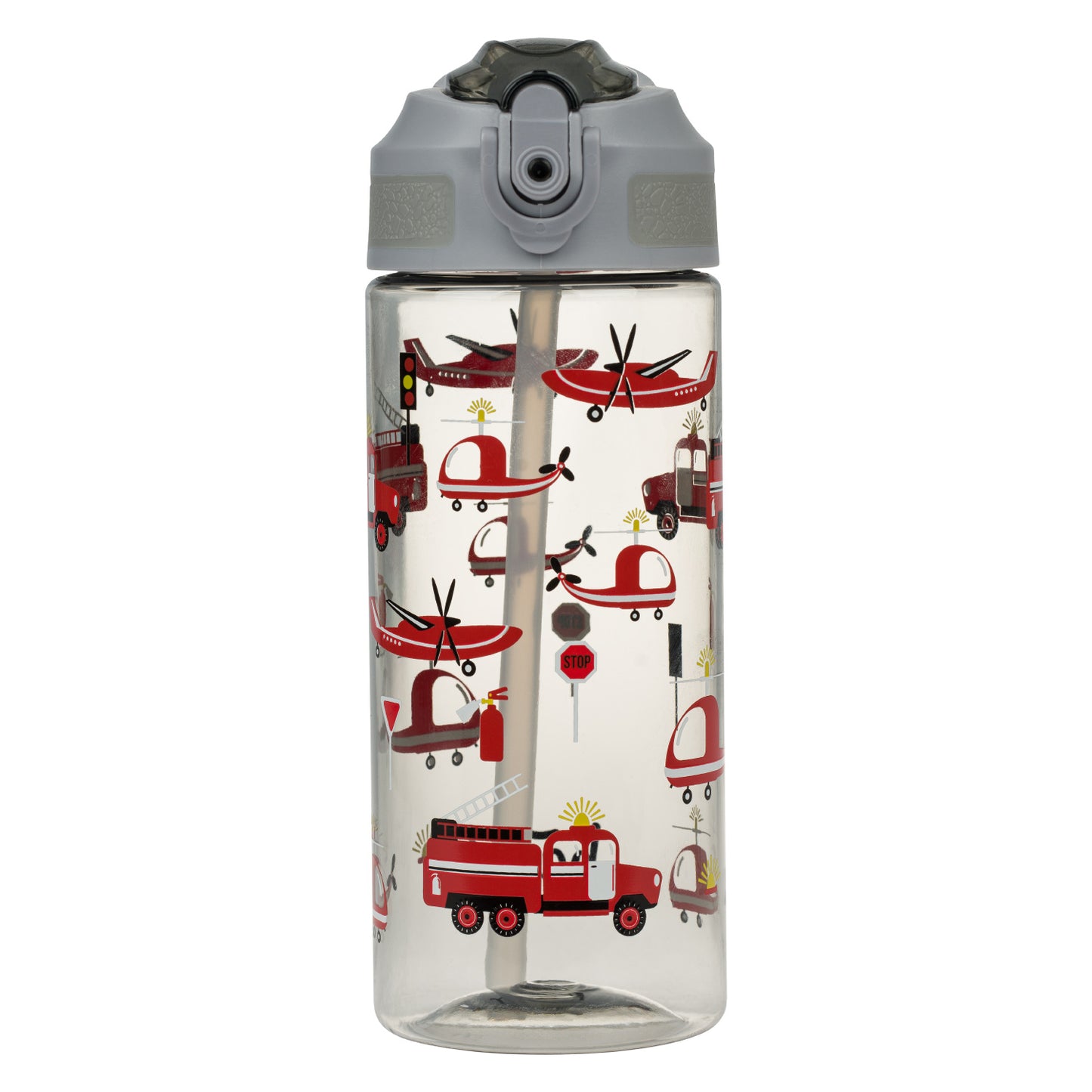 Butelka Tritanowa Ze Słomką Ratownicy, 500 ml