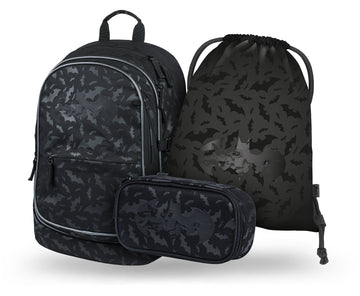 Zestaw szkolny Core Batman Czarny