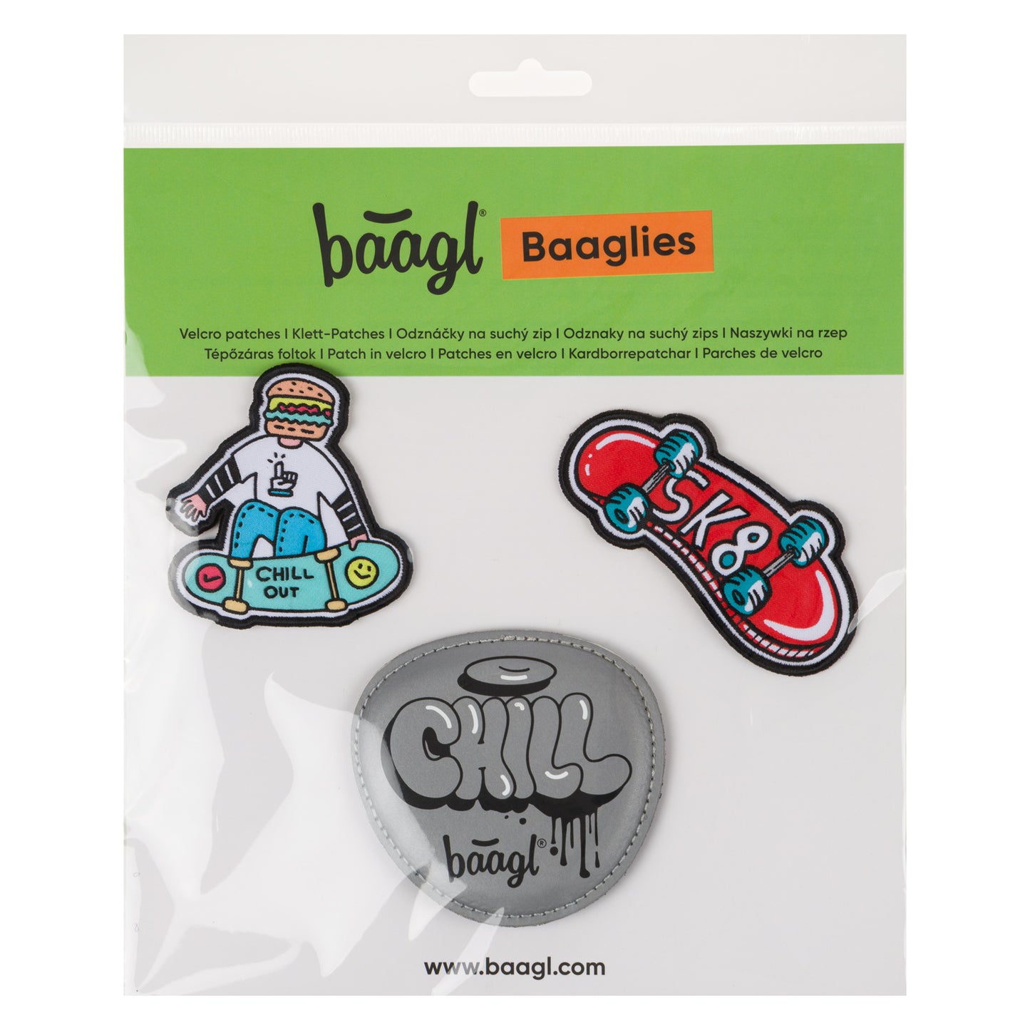 Baaglies 3 sztuki Chill Skate Sk8