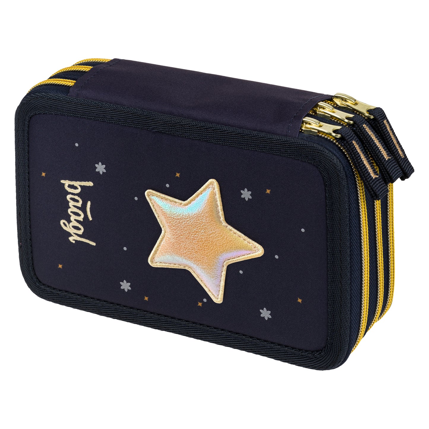 Piórnik trzykomorowy Unicorn Gold