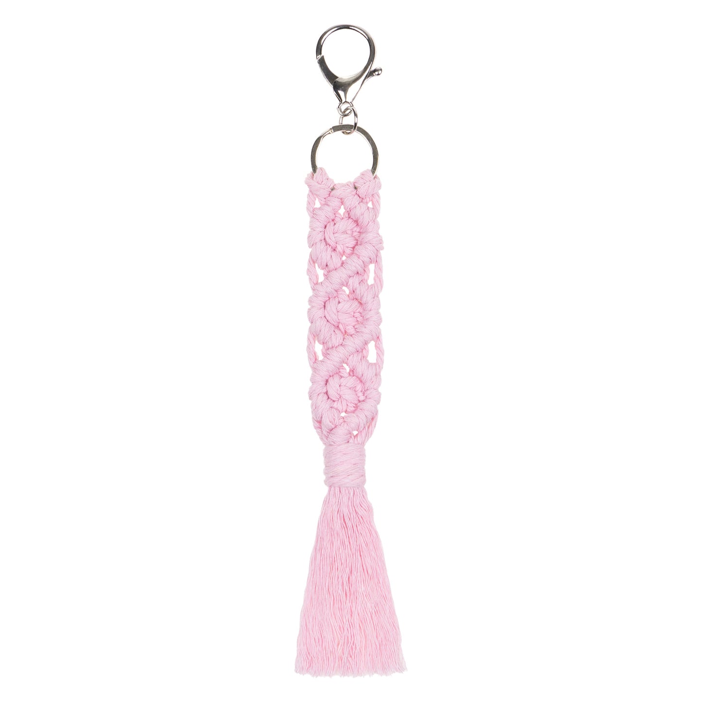 Brelok Macrame Różowy