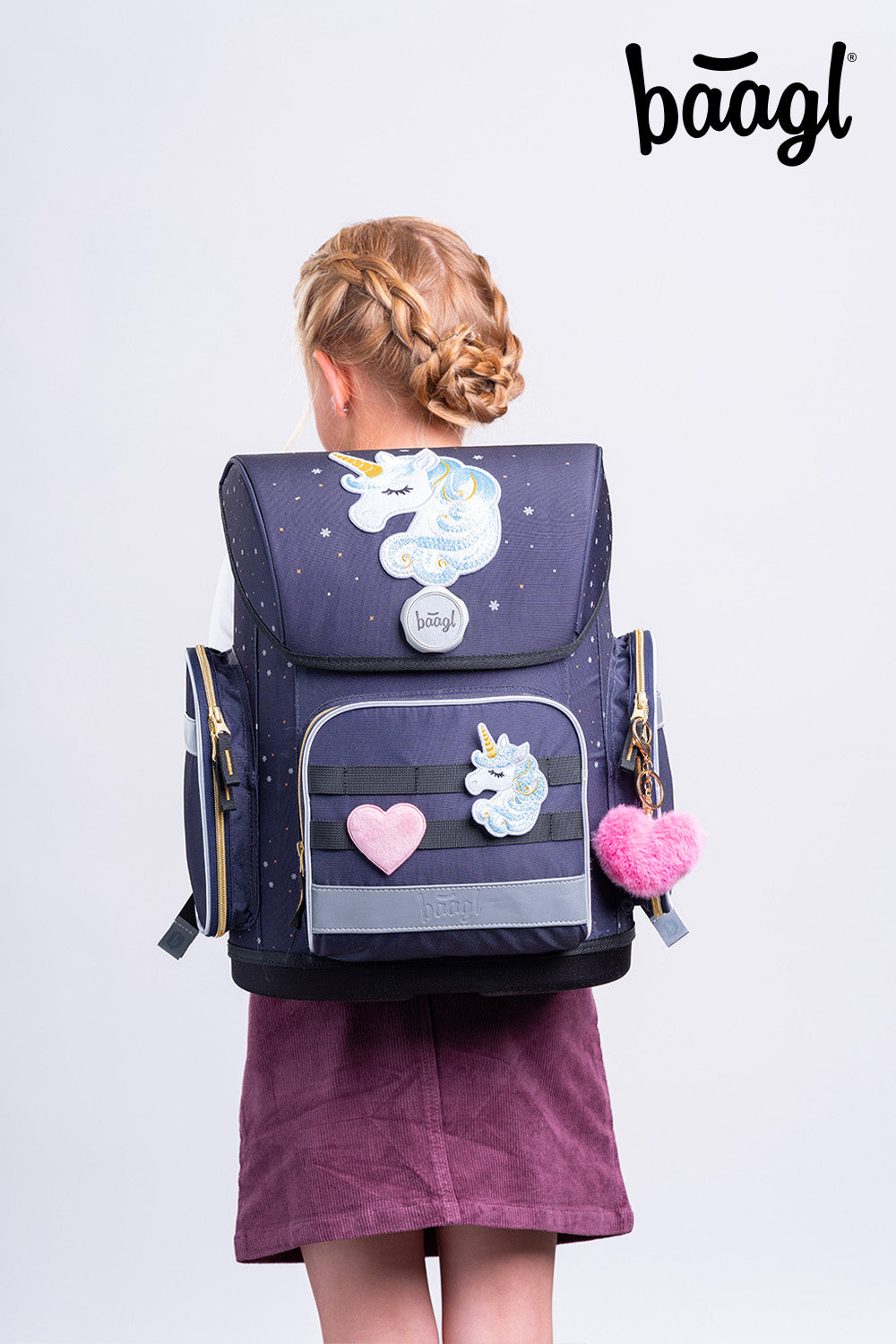 Zestaw szkolny Ergo Unicorn Gold