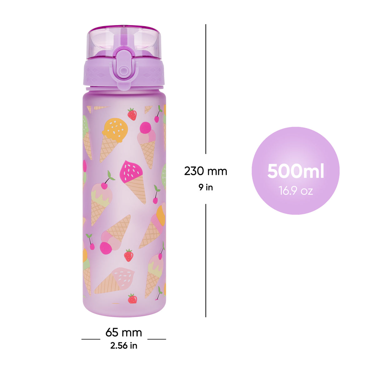 Butelka z tritanu Lavender, 500 ml