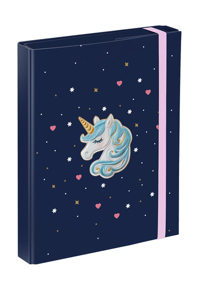 Teczka szkolna A5 Unicorn Gold