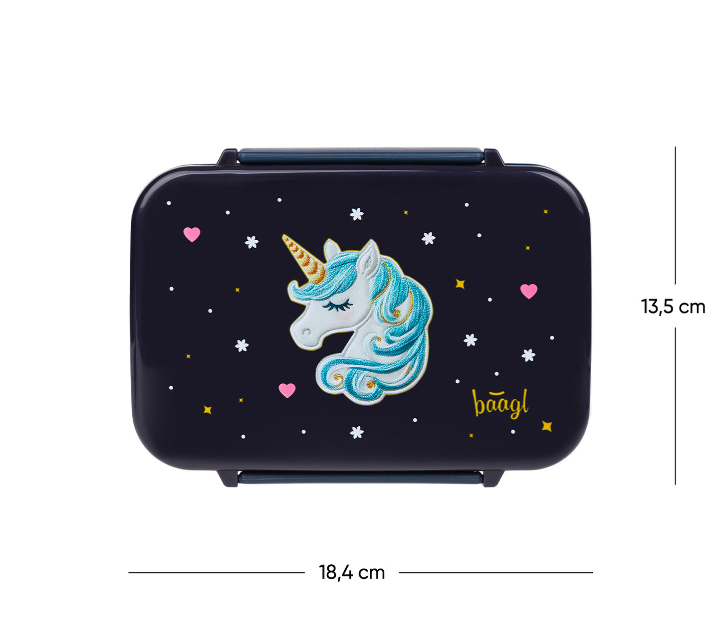 Śniadaniówka z przegródkami Unicorn Gold