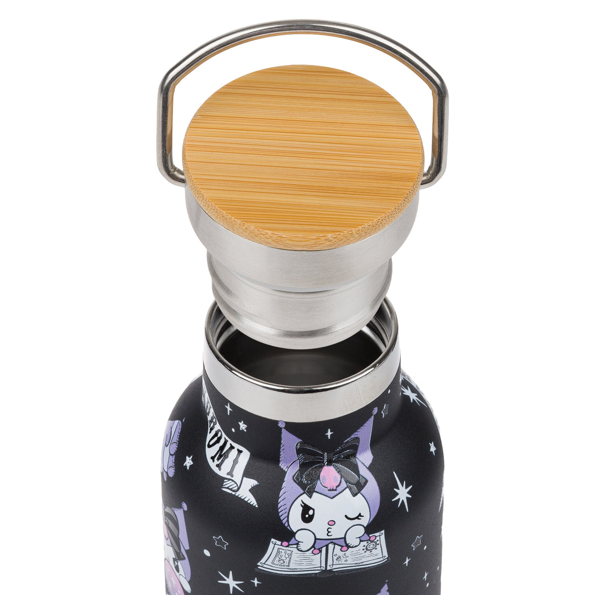 Termobutelka z bambusowym wieczkiem Fortune Dream, 500 ml