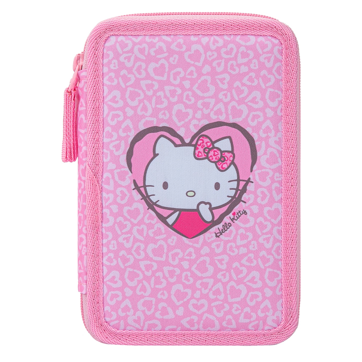 Piórnik trzykomorowy Hello Kitty Sweet Leopard