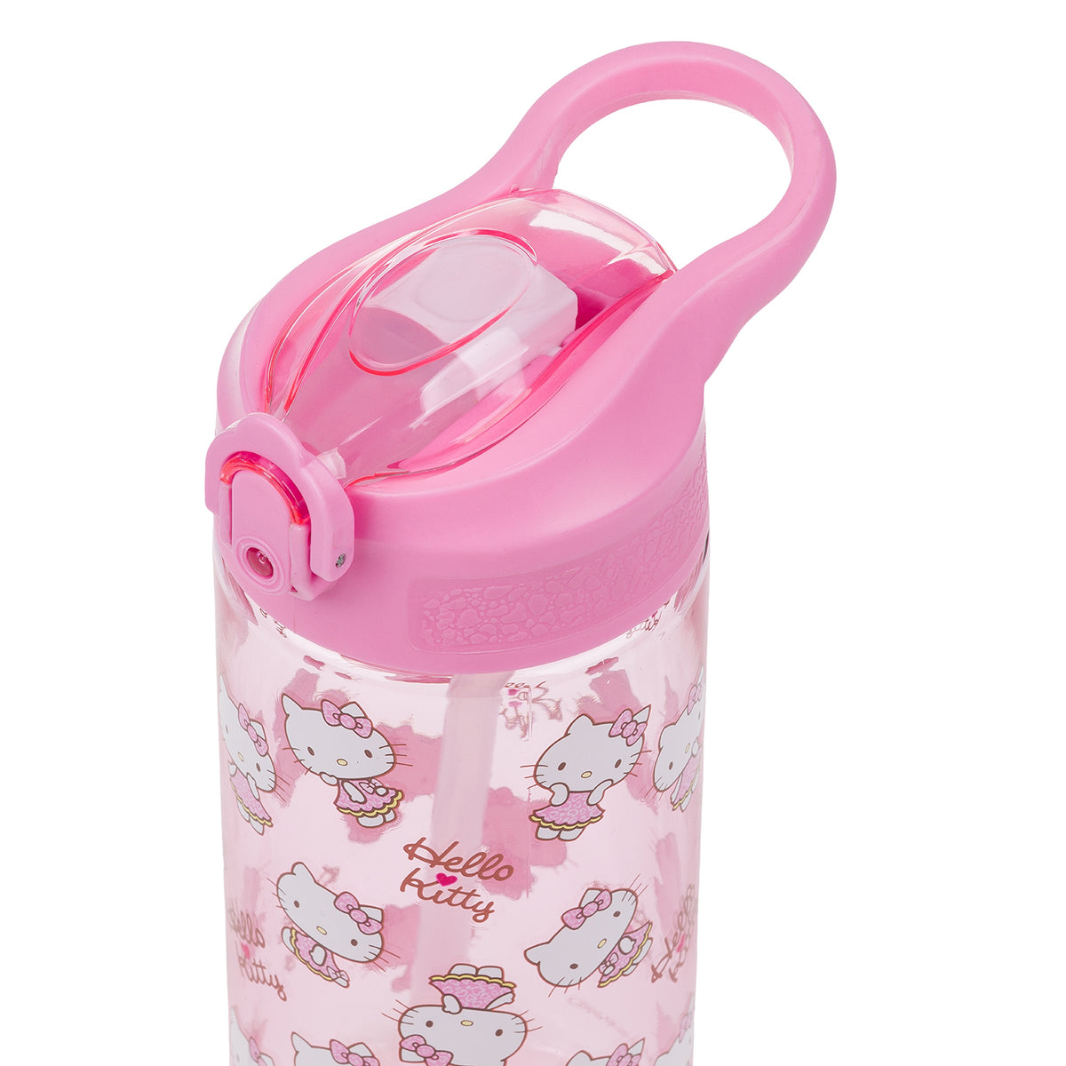 Butelka Tritanowa Ze Słomką Hello Kitty Sweet Leopard, 500 ml