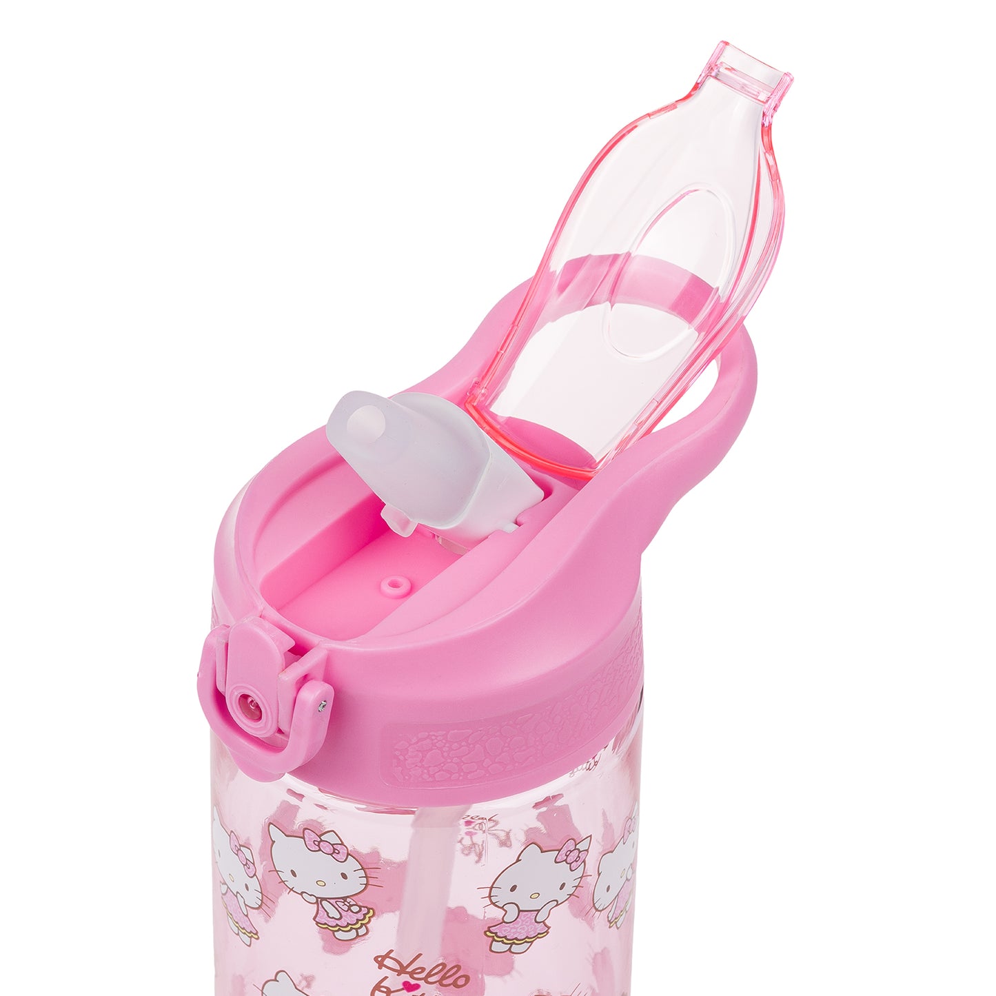 Butelka Tritanowa Ze Słomką Hello Kitty Sweet Leopard, 500 ml