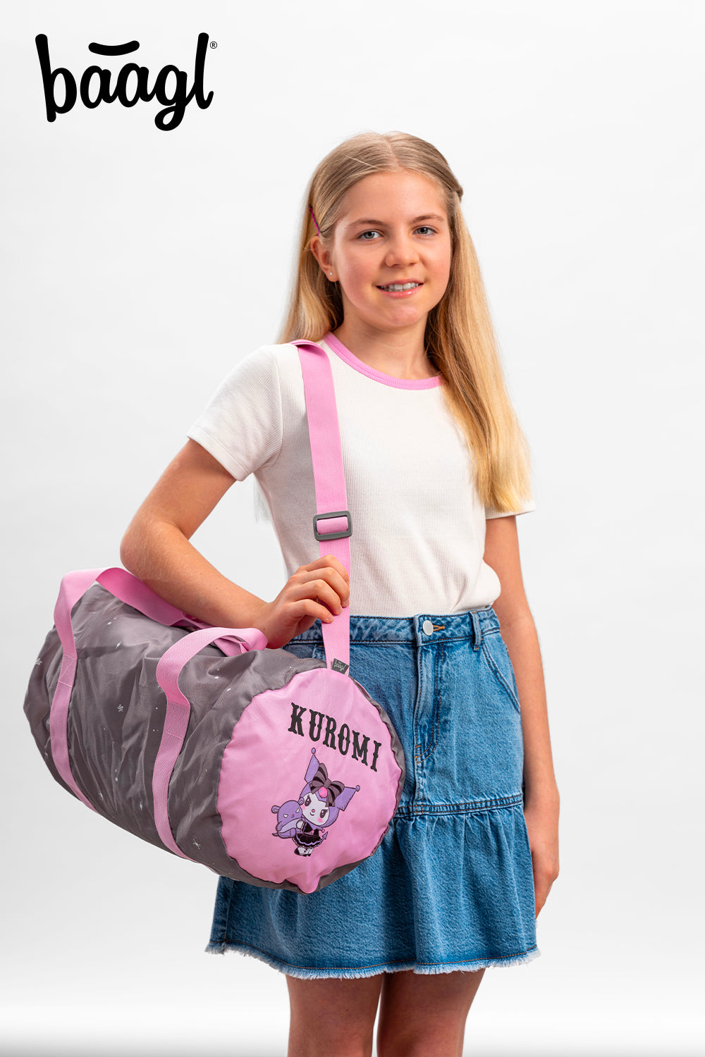 Zestaw szkolny Skate Kuromi Grey