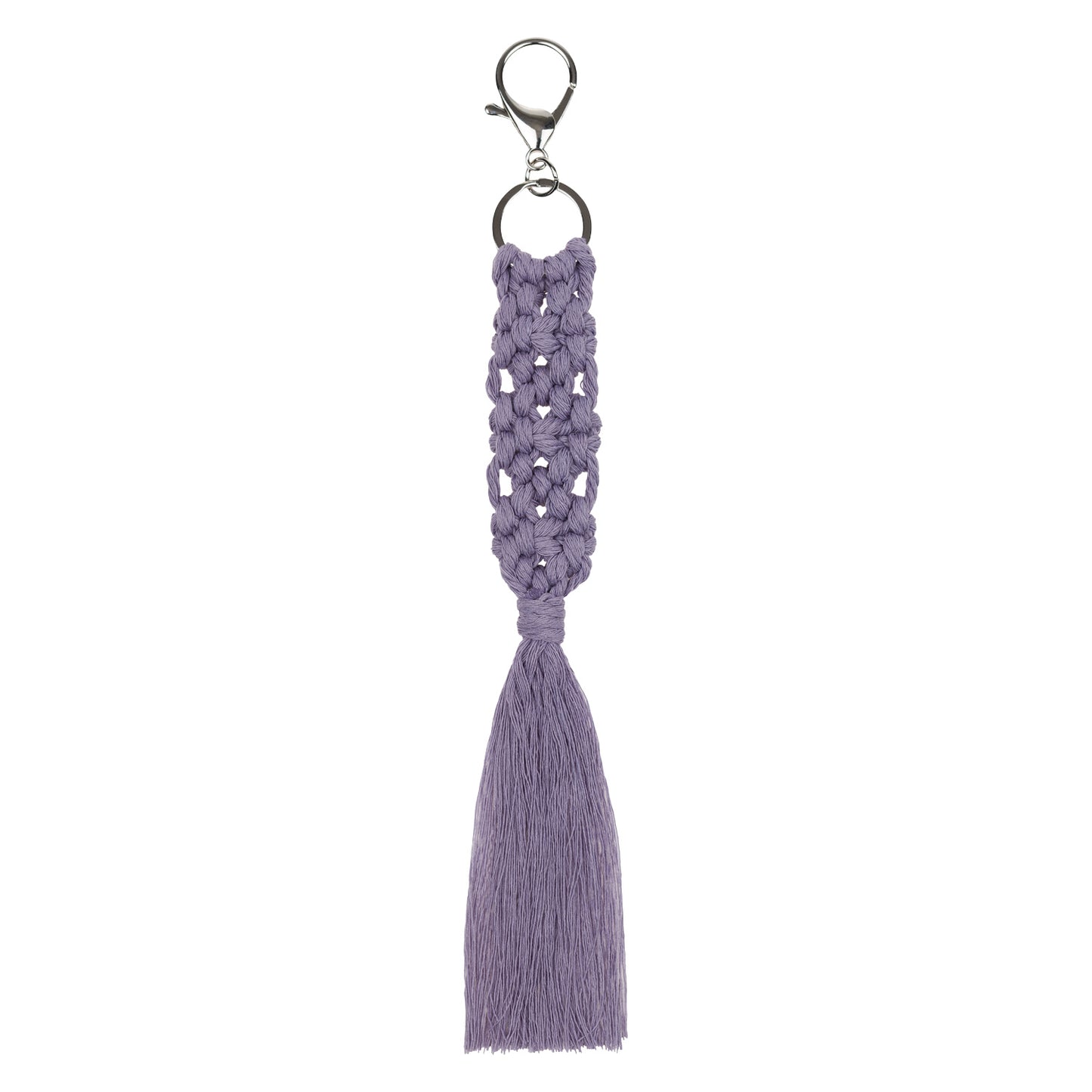 Brelok Macrame fioletowy