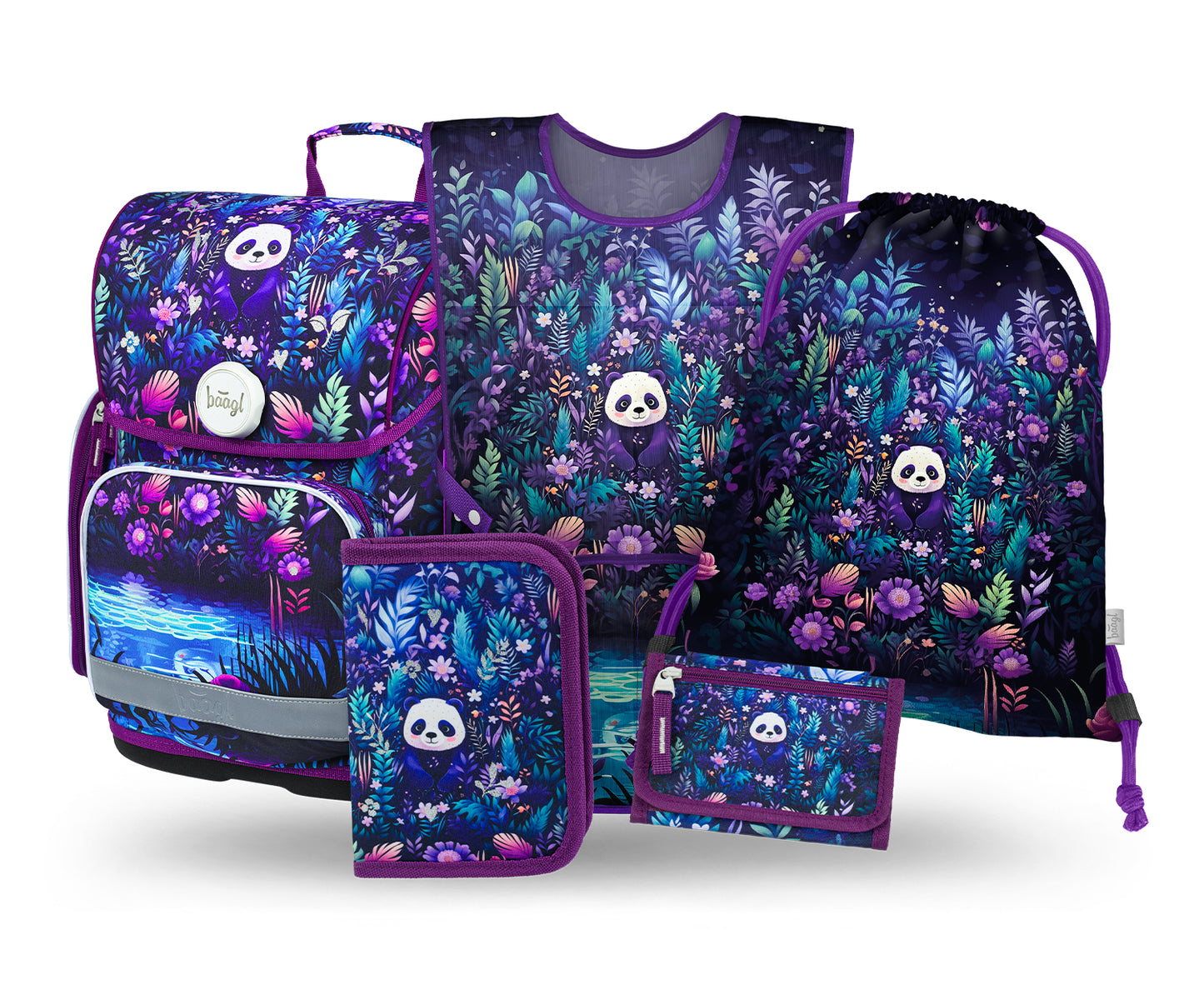 Zestaw szkolny Ergo Jungle Panda III