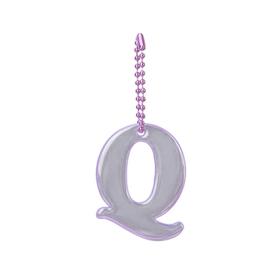 Odblaskowy brelok – litera Q