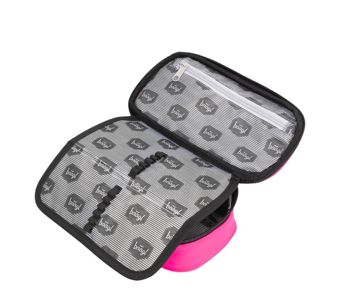 Piórnik szkolny Pink