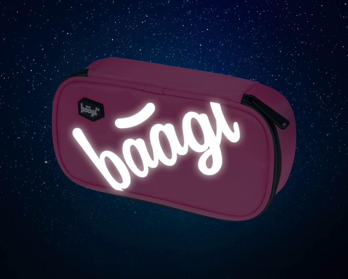 Piórnik szkolny Pink