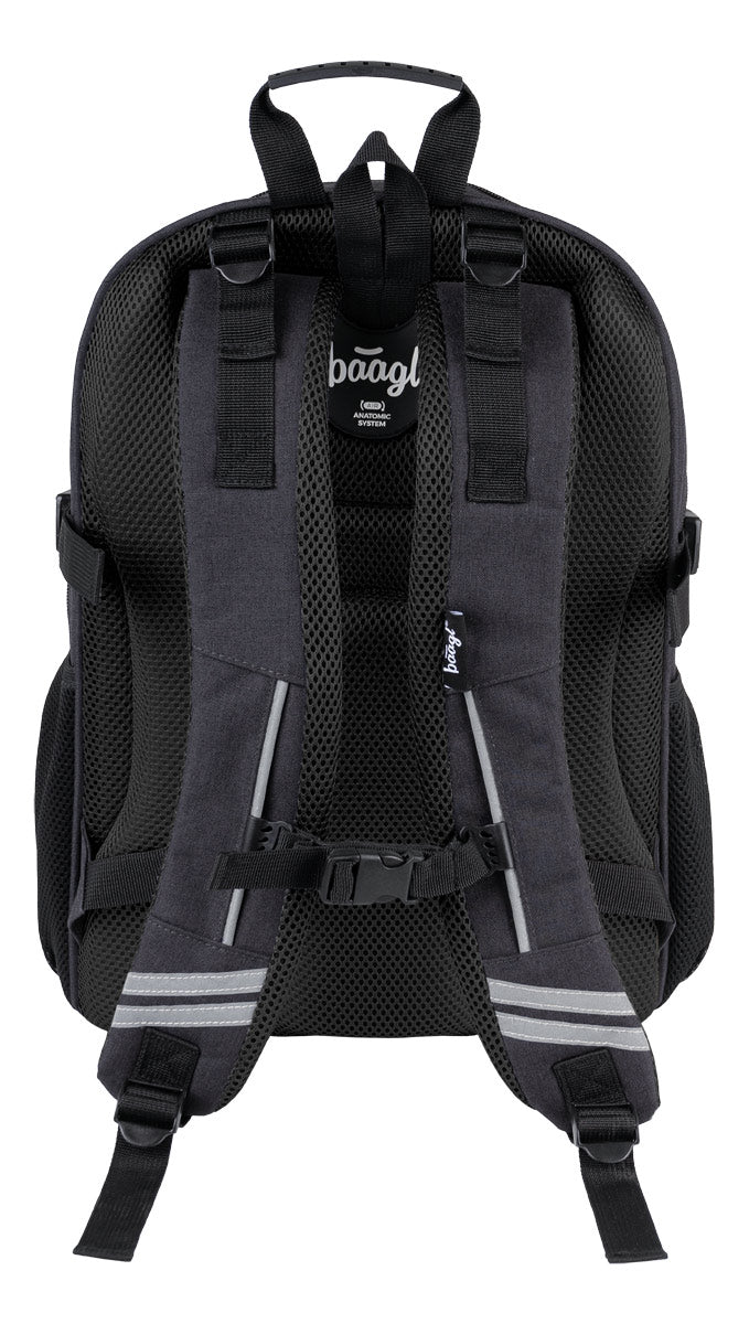 Plecak szkolny Logo black