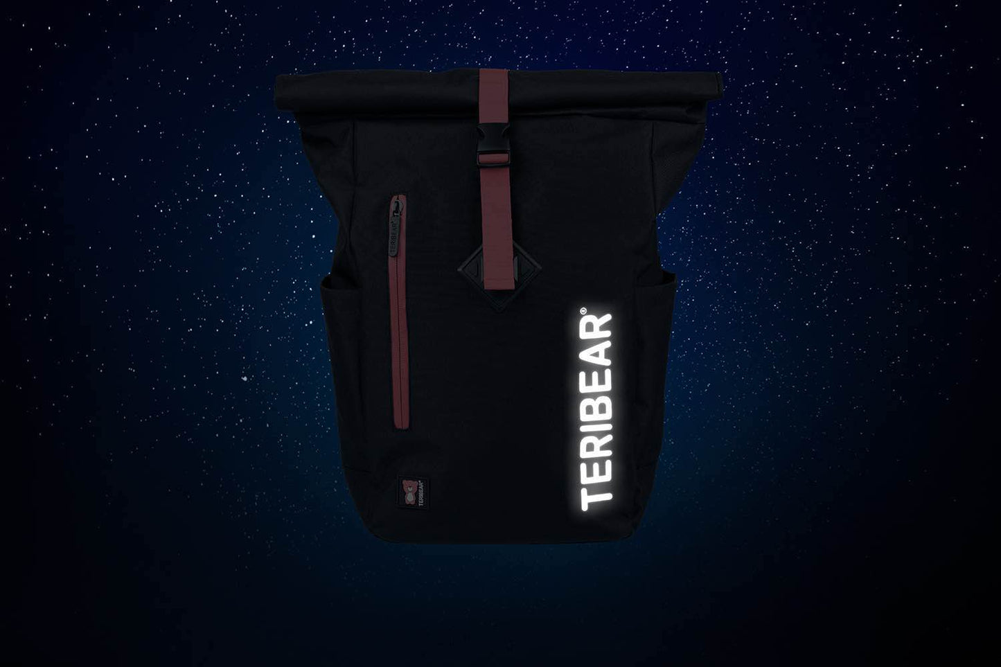 Plecak Roll Top TERIBEAR Czarny